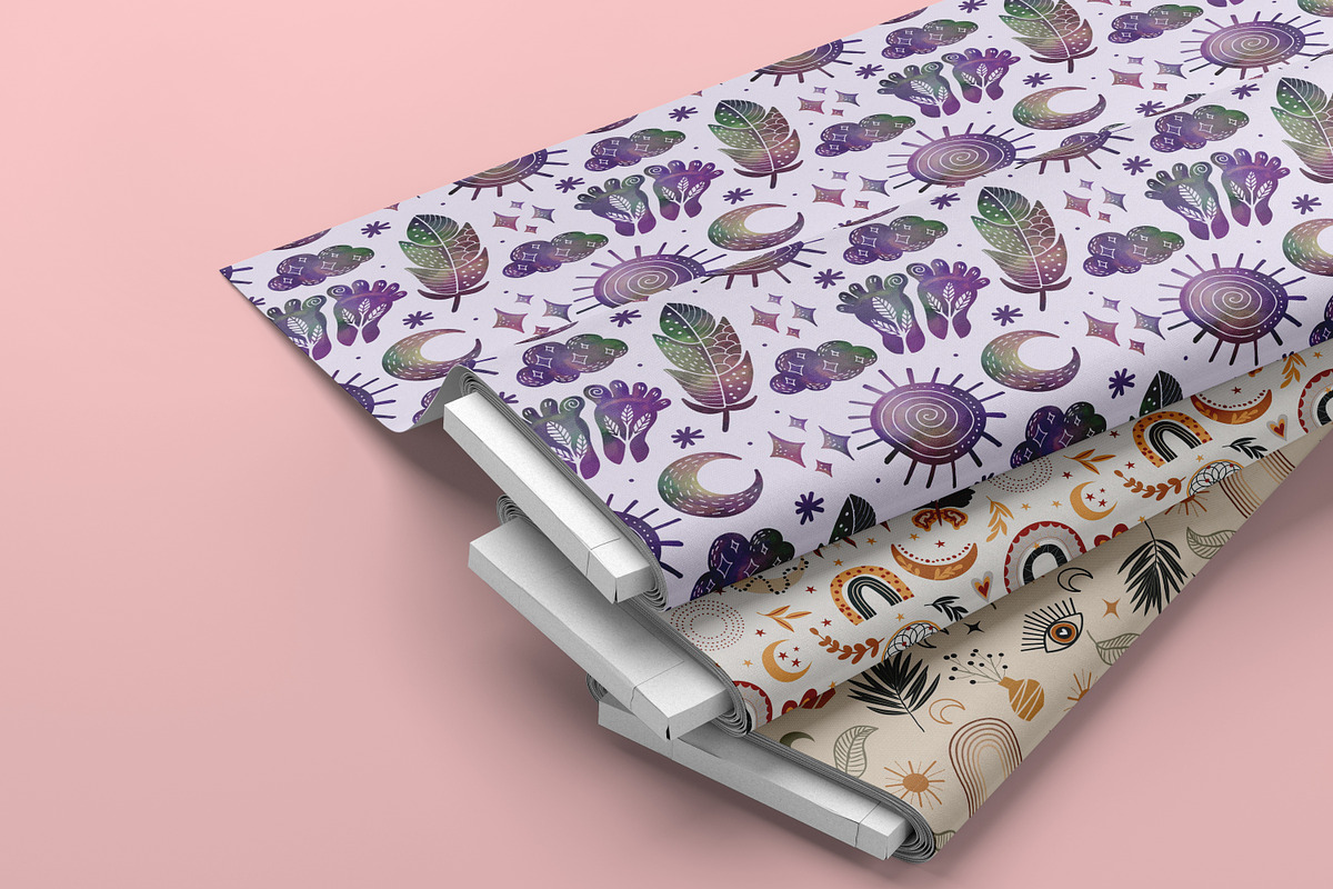 Modern Boho Patterns, a Pattern Graphic by Digital Studio (Photo 3 of 7)