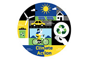 10 Climate Action Illustration, a Technology Illustration by denayunebgt (Thumbnail 4 of 4)