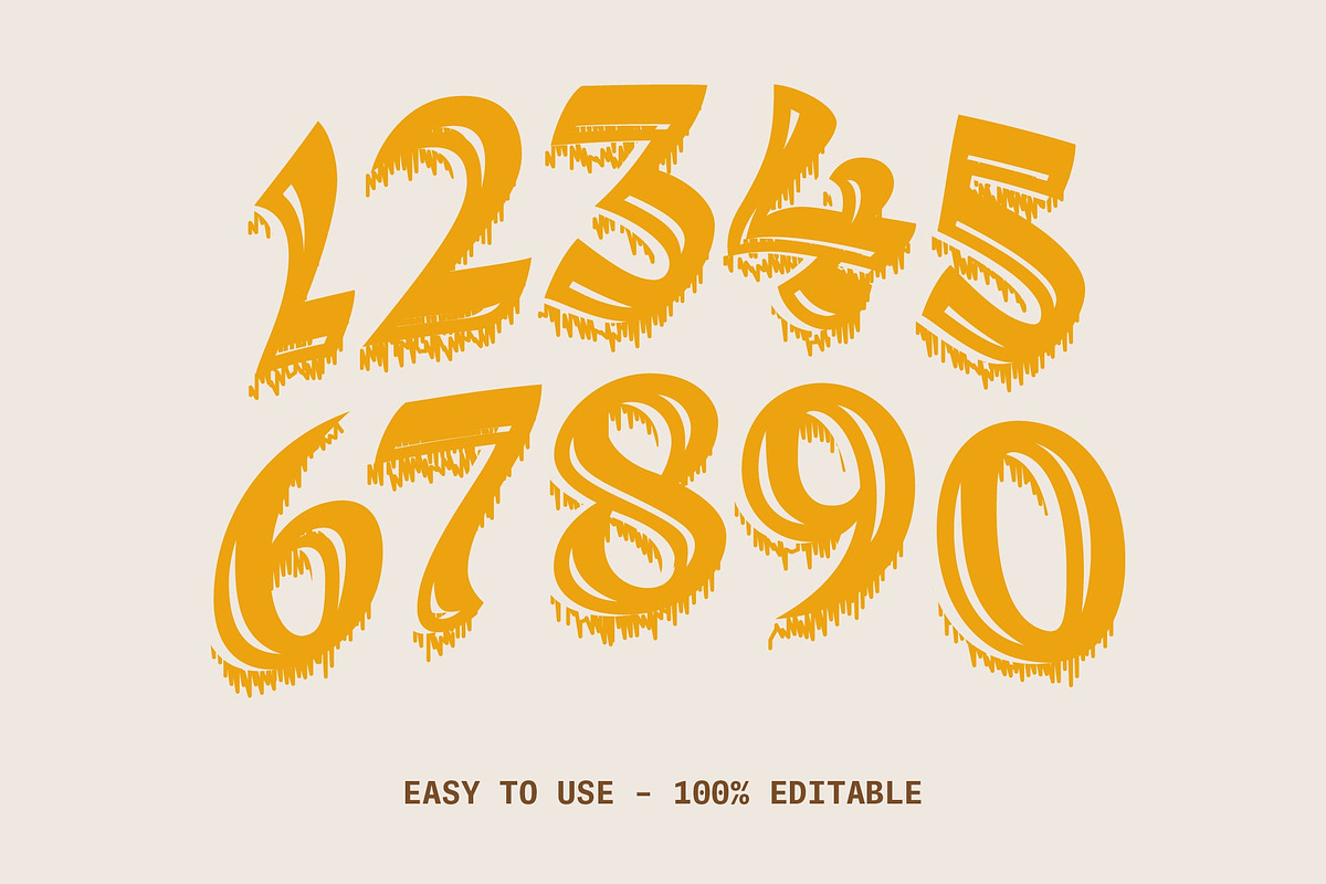 Drippy Honey Text Effect preview 2