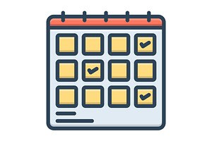 Schedule Planning Icon