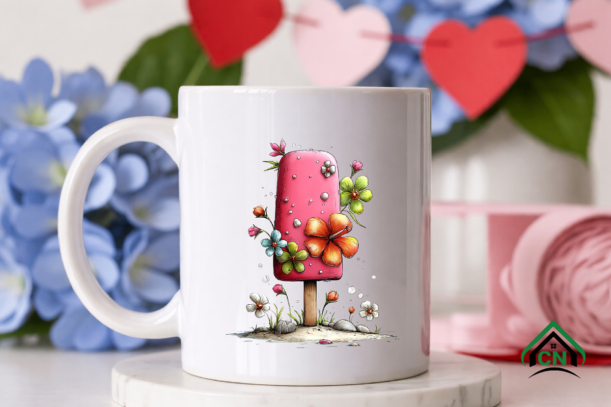 Whimsical Cold Summer Beach Ice Pop, an Illustration by Craft Nest (Photo 9 of 9)
