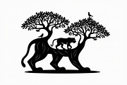 Beautiful Cheetah Silhouette Vector, an Illustration by Amazin_art (Thumbnail 15 of 21)