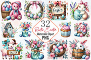 Rustic Easter Day Clipart, an Illustration by RobertsArt (Thumbnail 1 of 7)