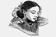 Procreate Ars Lineandi Pen Studio, a Brush Add-On by Brush Moment (Thumbnail 3 of 10)