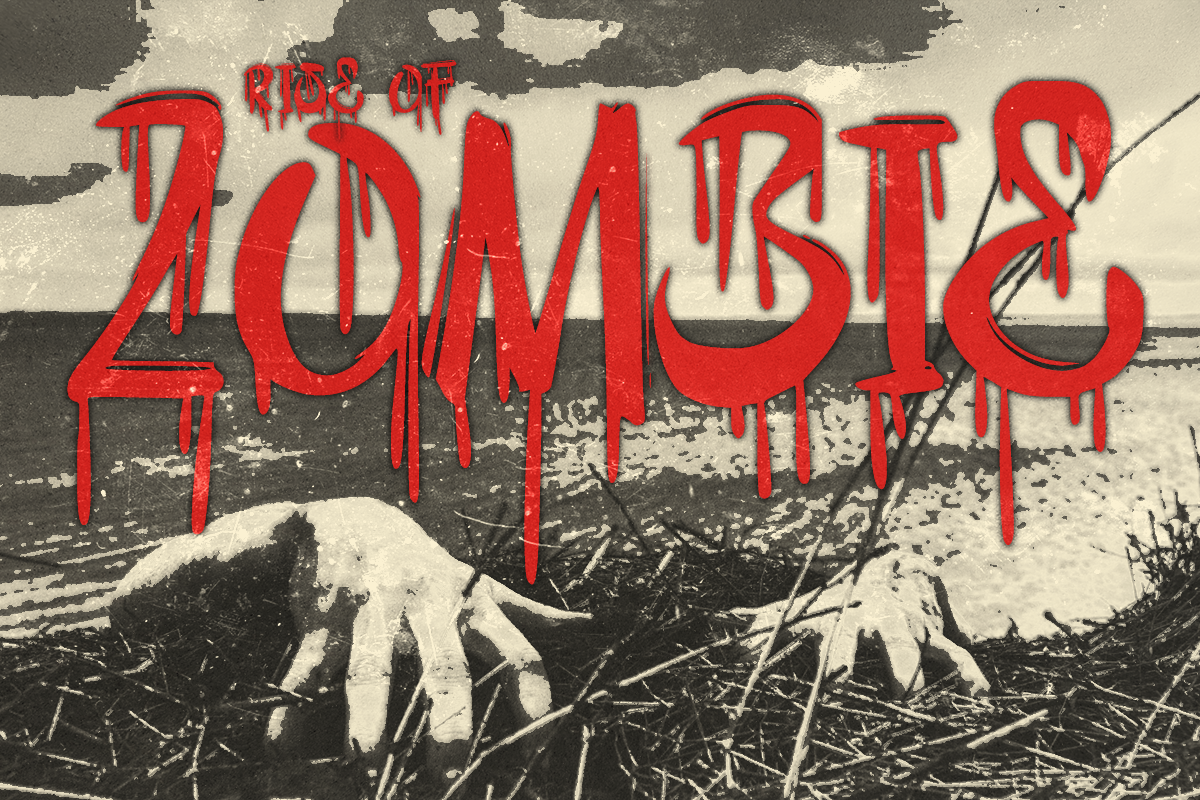 Bloody Shout - Horror Display Font, a Blackletter Font by RagamKata (Photo 7 of 12)