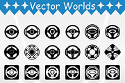 Steering Wheel SVG, Wheel SVG, an Object Graphic by VectorWorlds (Thumbnail 2 of 3)