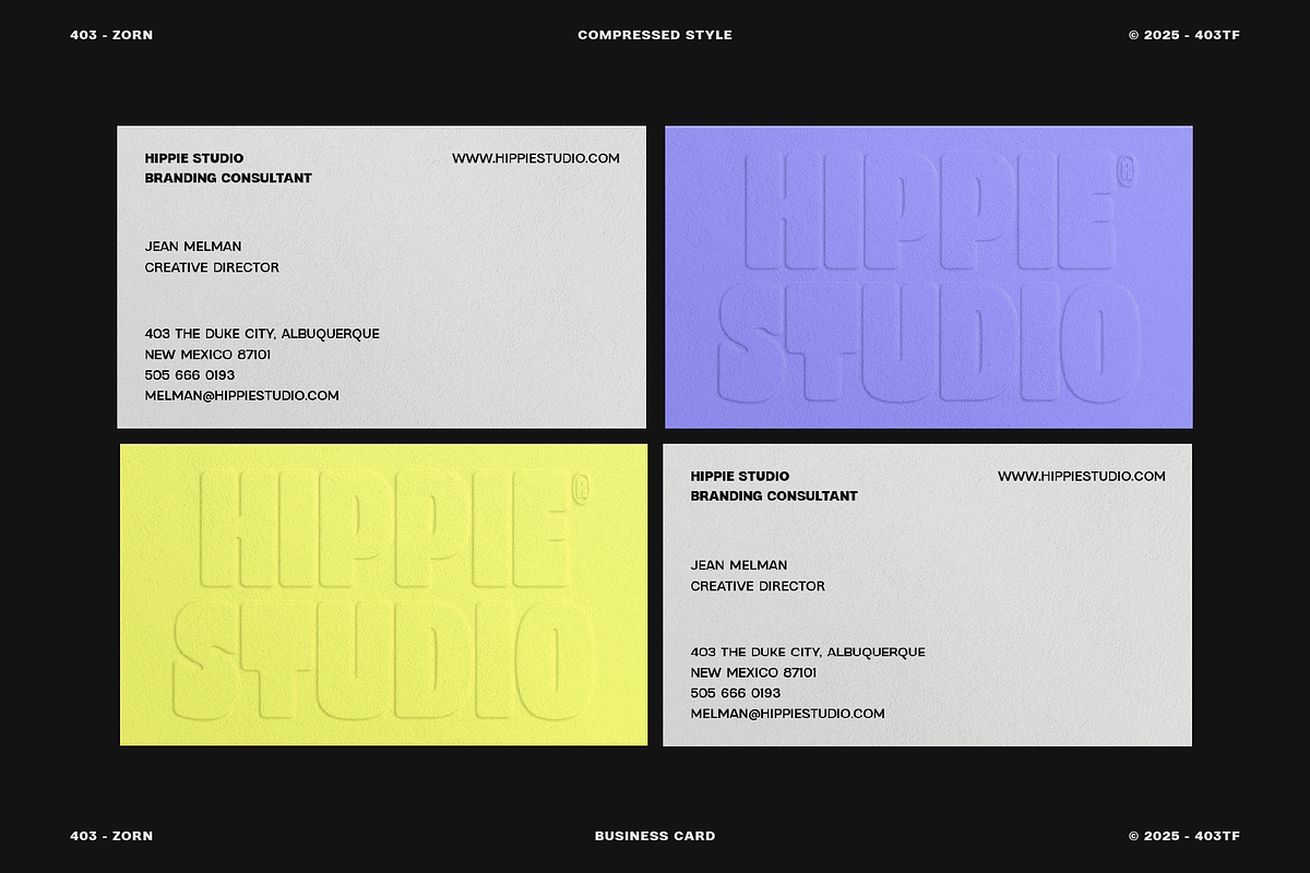 403 Zorn Variable Display Font, a Sans Serif Font by 403 Type Foundry (Photo 13 of 16)