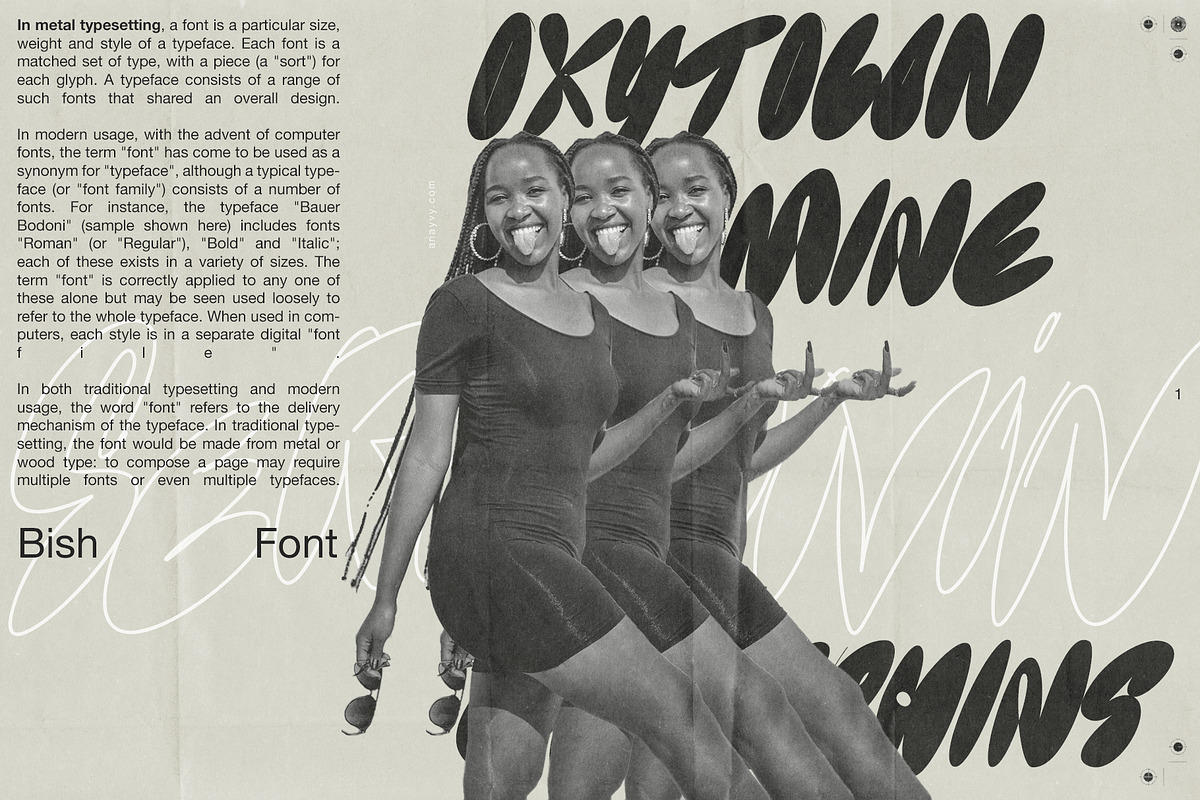 BISH | Bubble Graffiti Font Family, a Font by ana & yvy (Photo 2 of 14)