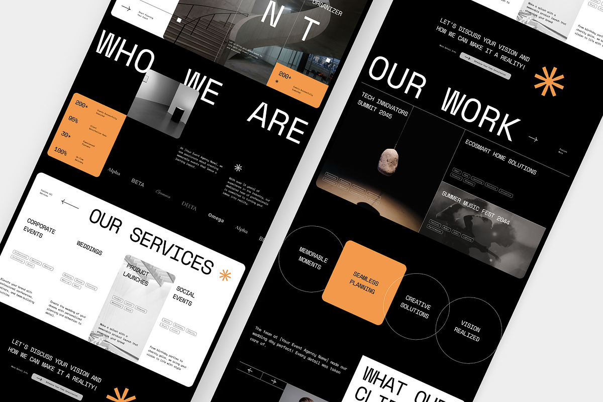 EVNTIO - Landing Page Template preview 3