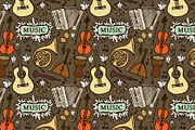 Musical Instruments, a Pattern Graphic by HANNA V (Thumbnail 3 of 6)