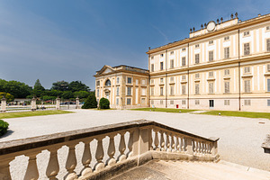View of Villa Reale, Royal Villa, is a historical building in Monza, an Architecture Photo by Bepslabor