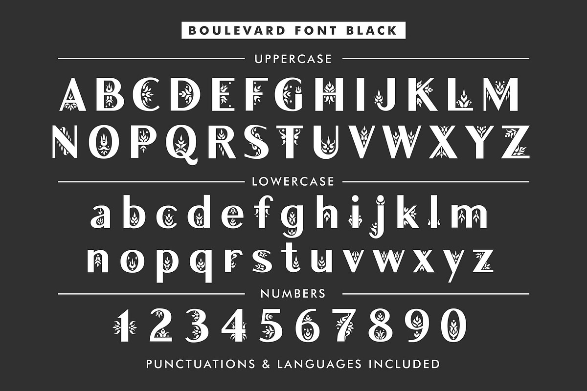 Boulevard - Sans Serif Font, a Sans Serif Font by Struvictory.art (Photo 4 of 10)