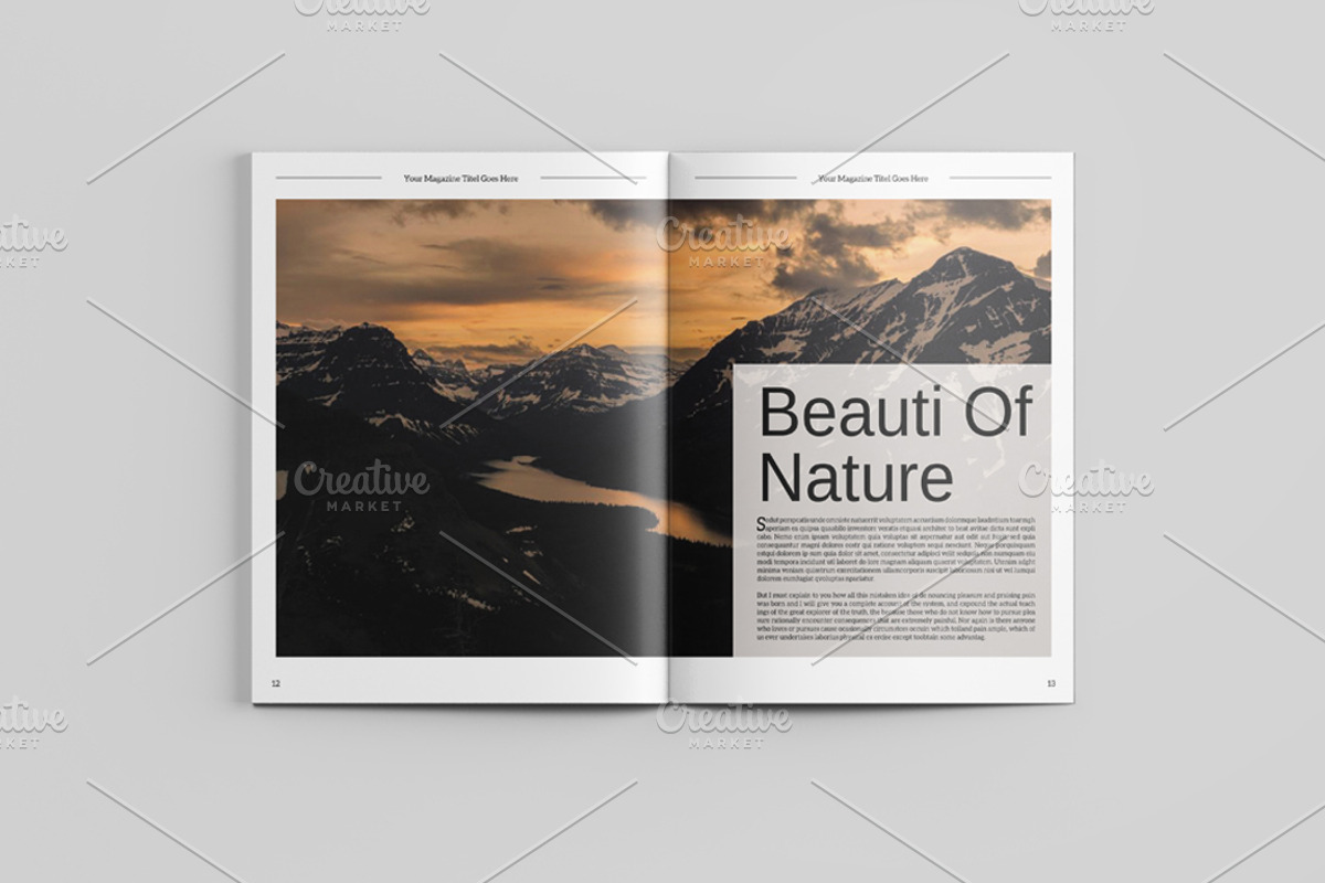 InDesign Multipurpose Magazine -V472, a Magazine Template by Template Shop (Photo 8 of 19)