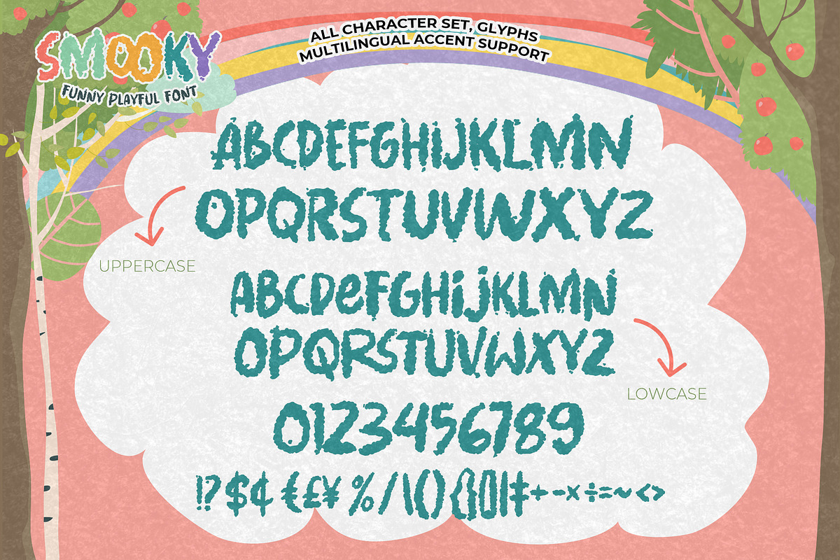 Smooky - Funny Playful Font, a Font by Gassstype (Photo 6 of 8)