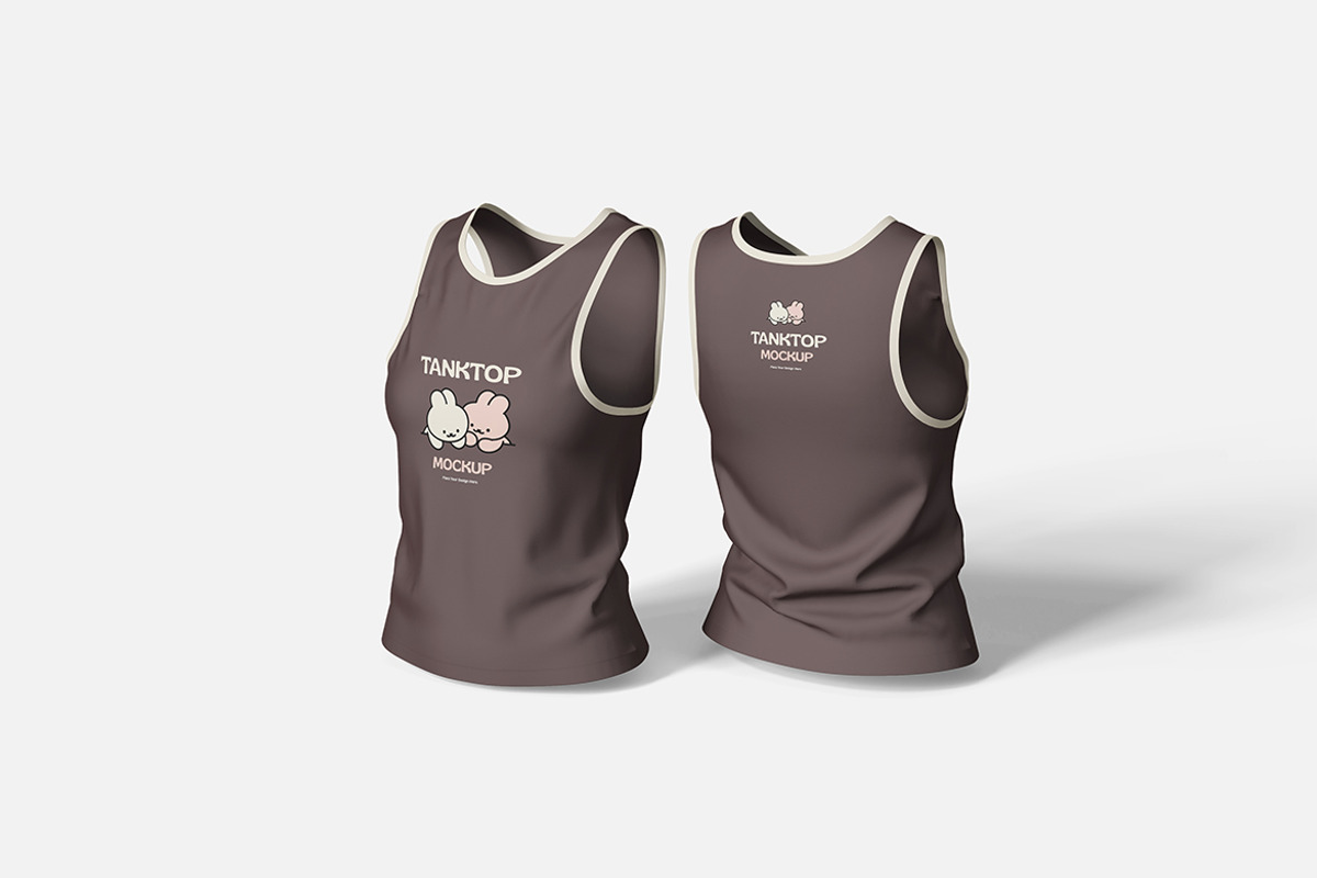 Tanktop Mockup, a Product Mockup by Indah (Photo 3 of 6)
