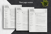 Neat Modern CV Template Pack | Canva, a Resume Template by Lux Resume (Thumbnail 3 of 9)
