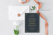 Vintage Wedding Invitation, an Invitation Template by uyo66 (Thumbnail 1 of 7)