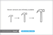 Minimal tool icons, an Outline Icon by Picture Window (Thumbnail 3 of 5)