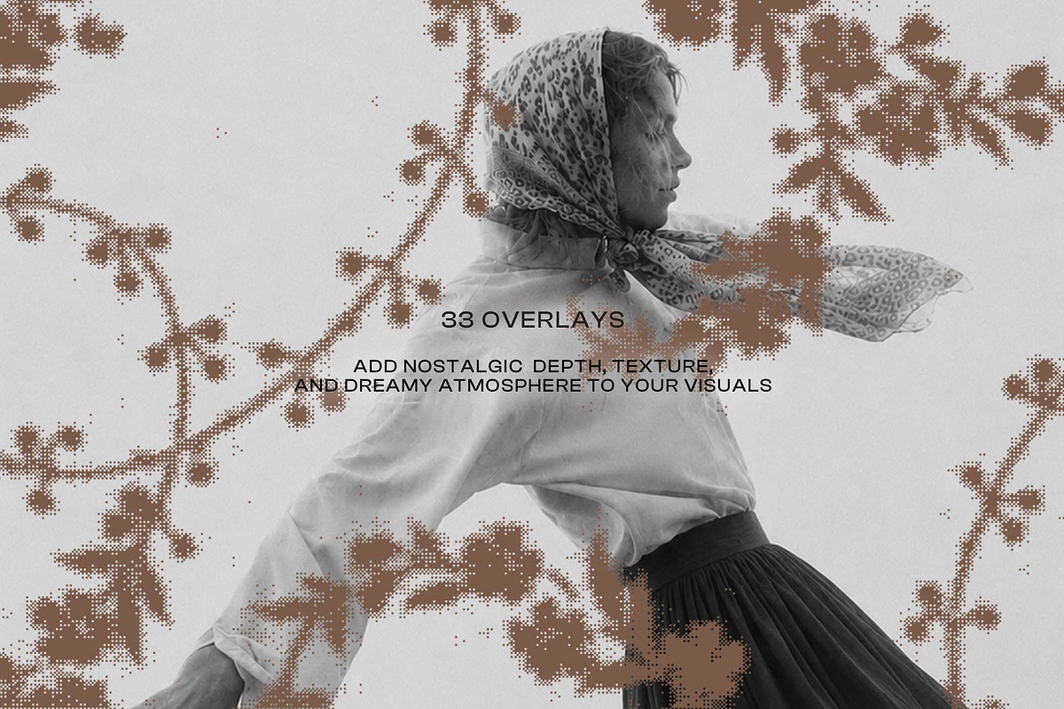 Pixel Bloom Archive Floral Overlays, a Texture Graphic by DigARTbyHavroshka (Photo 2 of 10)