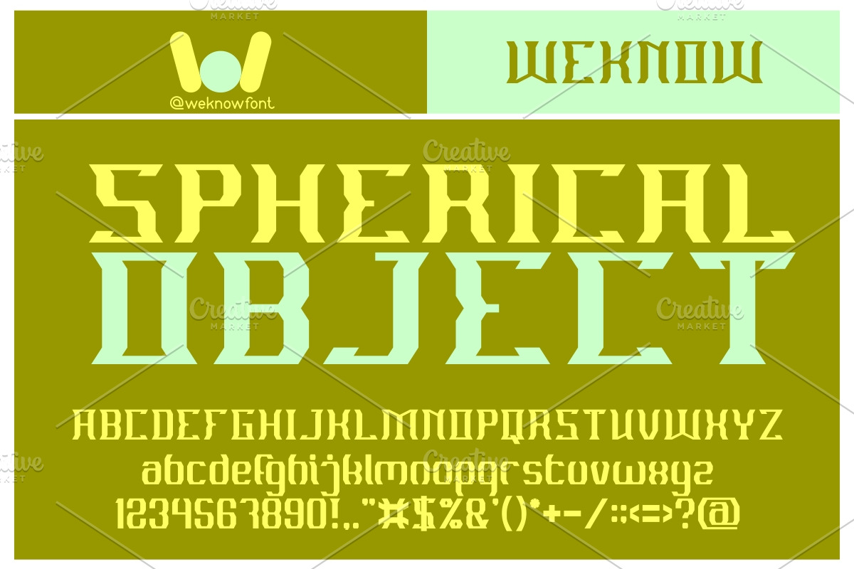 Material Science font, a Font by weknow (Photo 3 of 5)