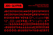 Mulqie – Rebellious Geometric Modern, a Sans Serif Font by Drizy (Thumbnail 5 of 10)
