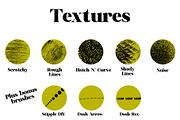 INKY Ink Brushes for Procreate, a Brush Add-On by KJP Designs (Thumbnail 5 of 6)