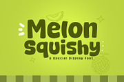 Melon Squishy - A Fun & Cozy Font, a Sans Serif Font by khurasan (Thumbnail 1 of 6)