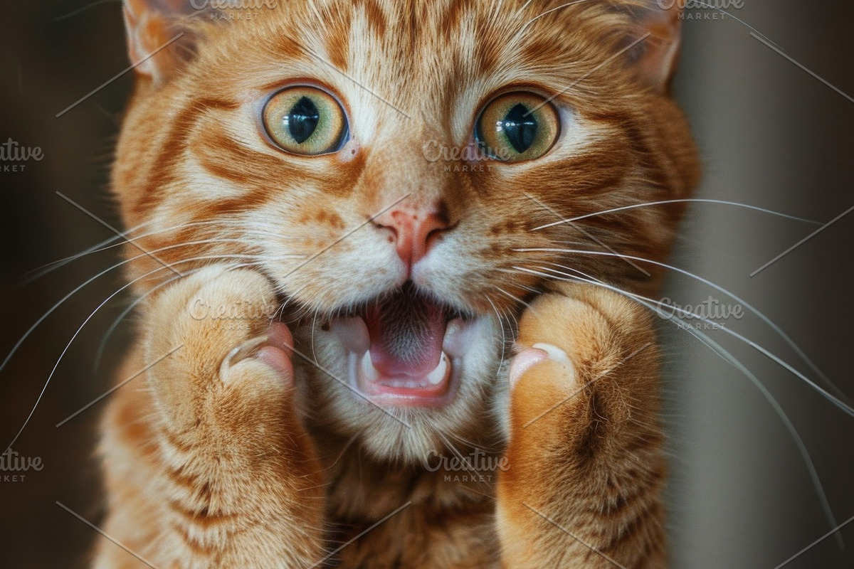 236 surprised animals, an Animal Photo by Handmadefont (Photo 36 of 241)