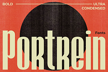 Portrein - Bold Condensed Fonts