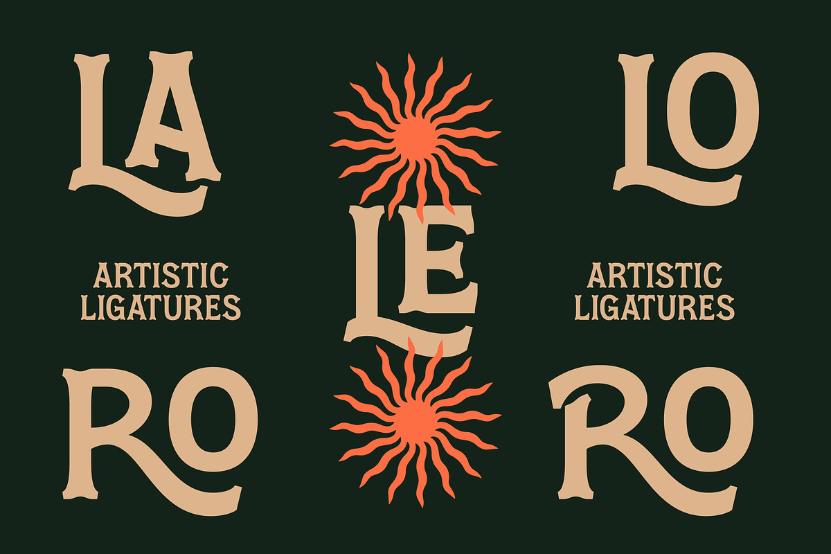 Locatro Western Display Serif, a Serif Font by timelesstype.co (Photo 11 of 15)