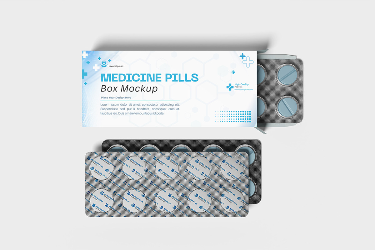 Medicine Pills Box Mockup, a Product Mockup by bimockup (Photo 6 of 6)