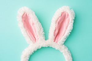 Funny bunny ears, Happy Easter concept, an Abstract Photo by AlyaAnd