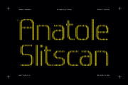 CS Anatole Slitscan, a Sans Serif Font by Craft Supply Co. (Thumbnail 1 of 8)