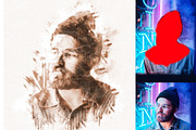 Paint Watercolor Photoshop Action, an Action Add-On by MRI STUDIO (Thumbnail 3 of 8)