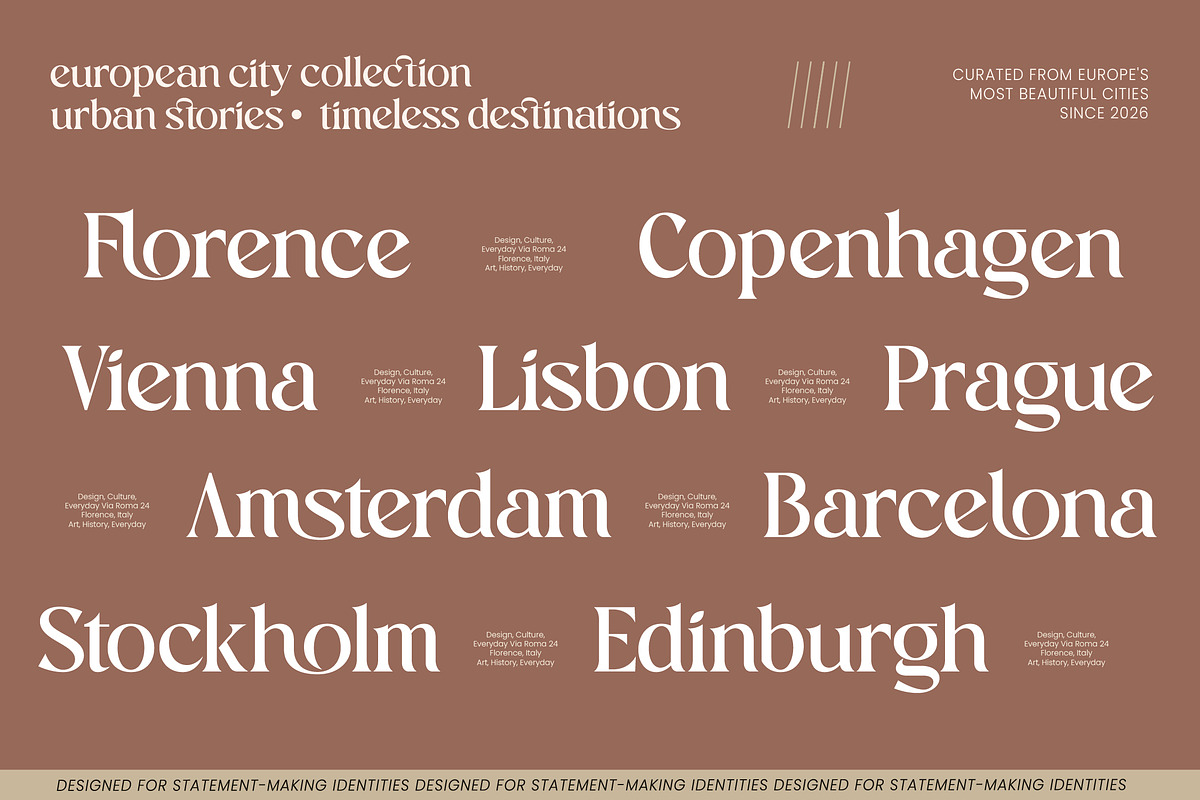 Vielotta Elegant Editorial Serif, a Serif Font by AmorfaType (Photo 2 of 8)