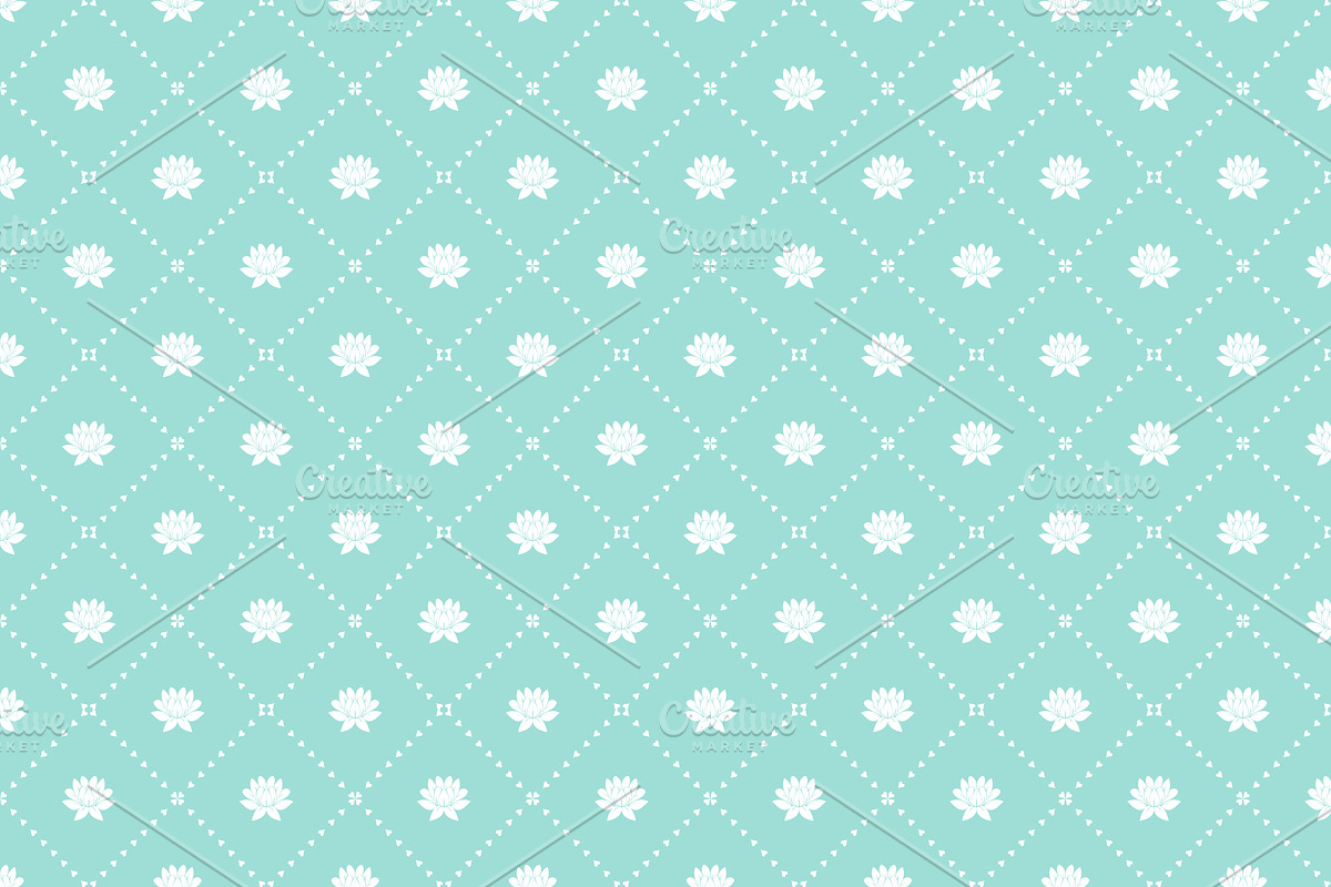 Floral seamless pattern, a Pattern Graphic by RODINA (Photo 1 of 3)