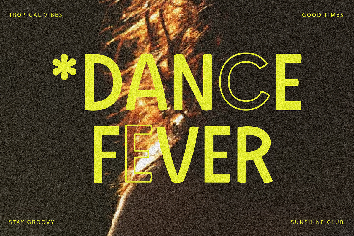 Great Chunky Sans - Y2k Funny Retro, a Sans Serif Font by MaxArt Foundry (Photo 3 of 13)