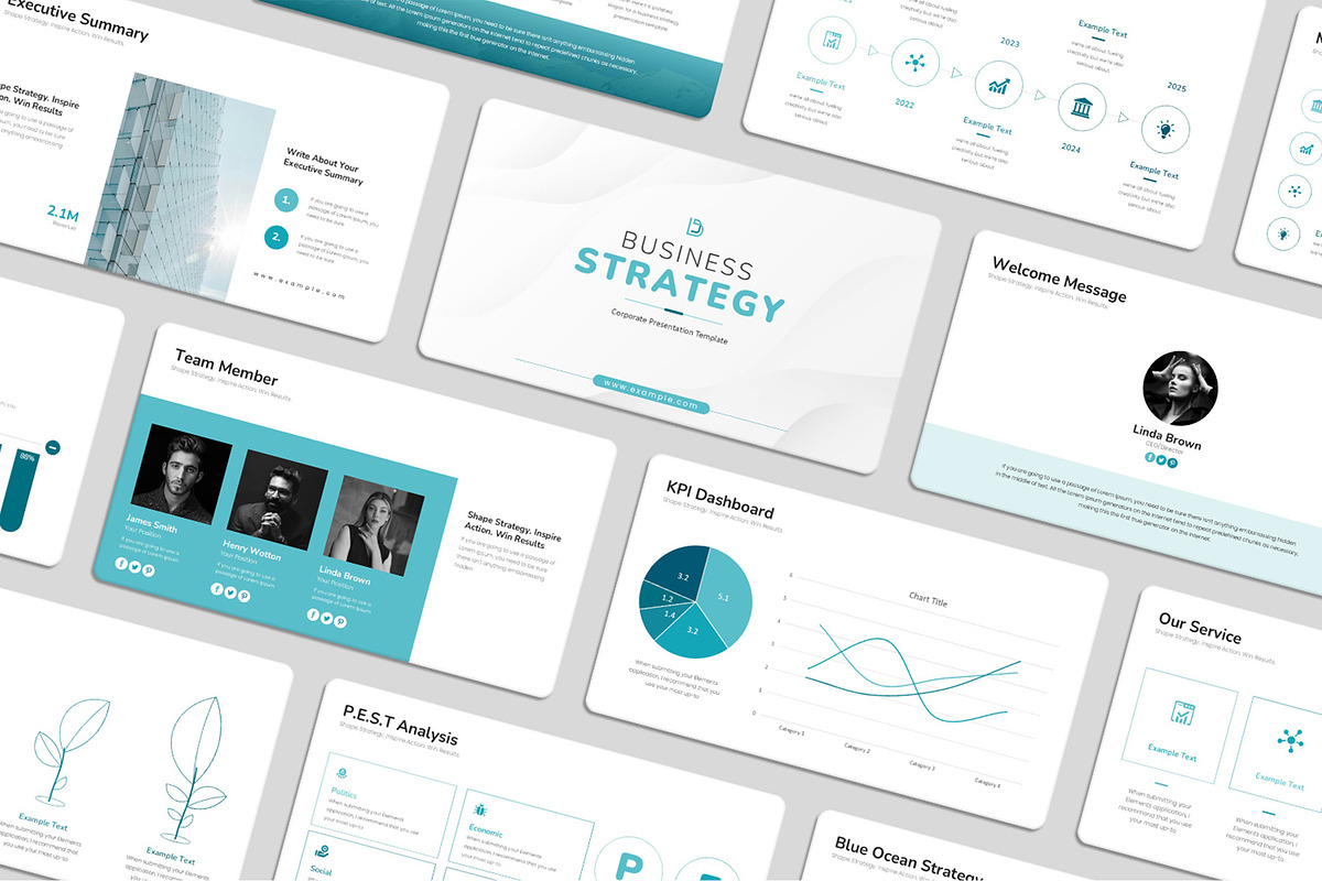 Business Strategy PowerPoint, a Presentation Template by Design Vault (Photo 1 of 7)