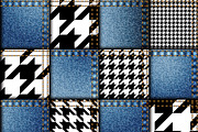 10 Denim vector patterns, a Pattern Graphic by tkdesign (Thumbnail 4 of 13)