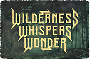 Old Forester Vintage Label Font, a Blackletter Font by JumboDesign (Thumbnail 2 of 6)
