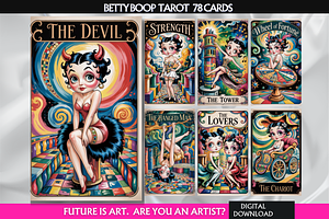 Betty Boop Tarot Cards Deck