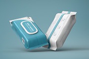 Wet Wipes Packaging Box Mockup, a Packaging Mockup by Ram Studio LLC (Thumbnail 13 of 13)