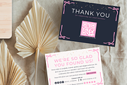 Thank You Card for Small Business, a Card Template by Elegant_Studio44 (Thumbnail 3 of 5)