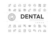 Dental Outline Icon Pack, an Outline Icon by Prosymbols (Thumbnail 1 of 5)