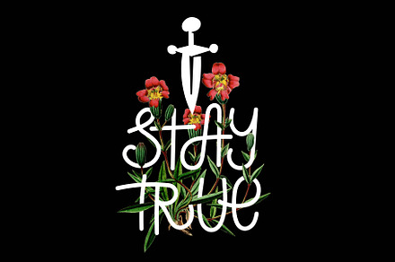 Stay True - cute friendly font
