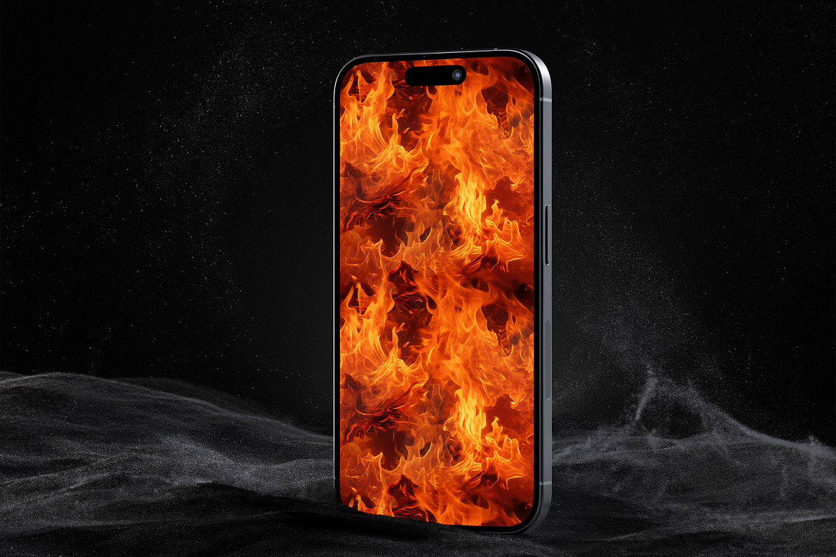 Fire Flame Seamless Pattern, a Pattern Graphic by Forhadx5 (Photo 13 of 13)