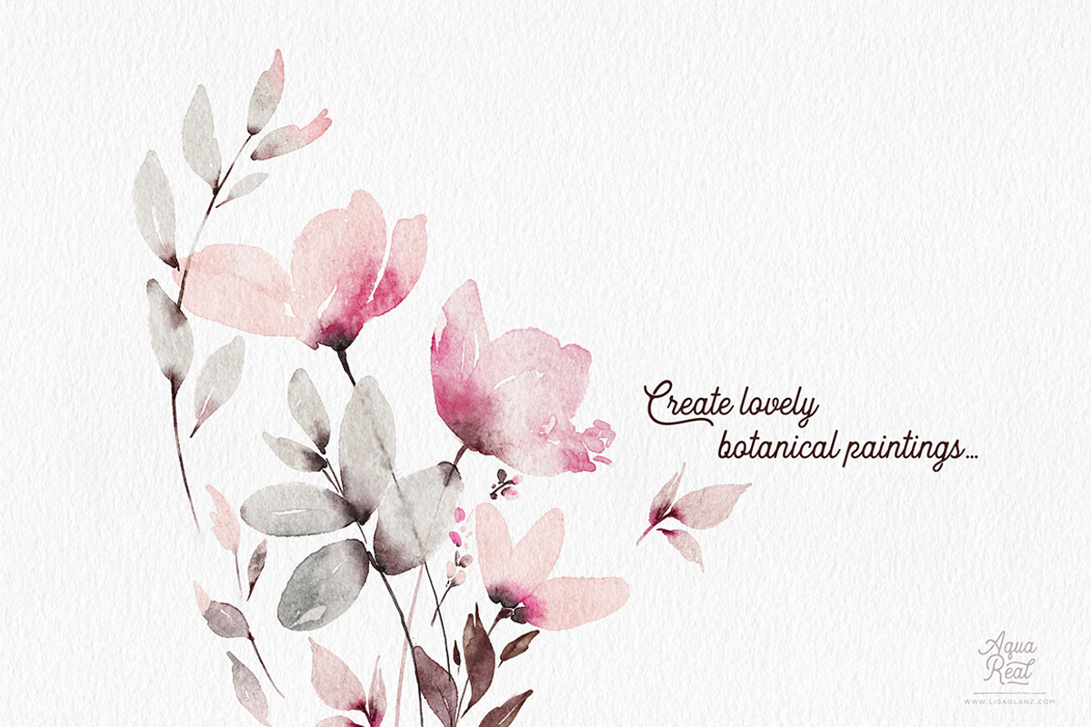 AquaReal Procreate Watercolor Set, a Brush Add-On by Lisa Glanz (Photo 12 of 16)