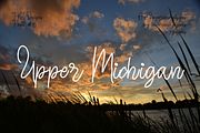 Upper Michigan sans serif font, a Sans Serif Font by TNE Designs (Thumbnail 1 of 2)