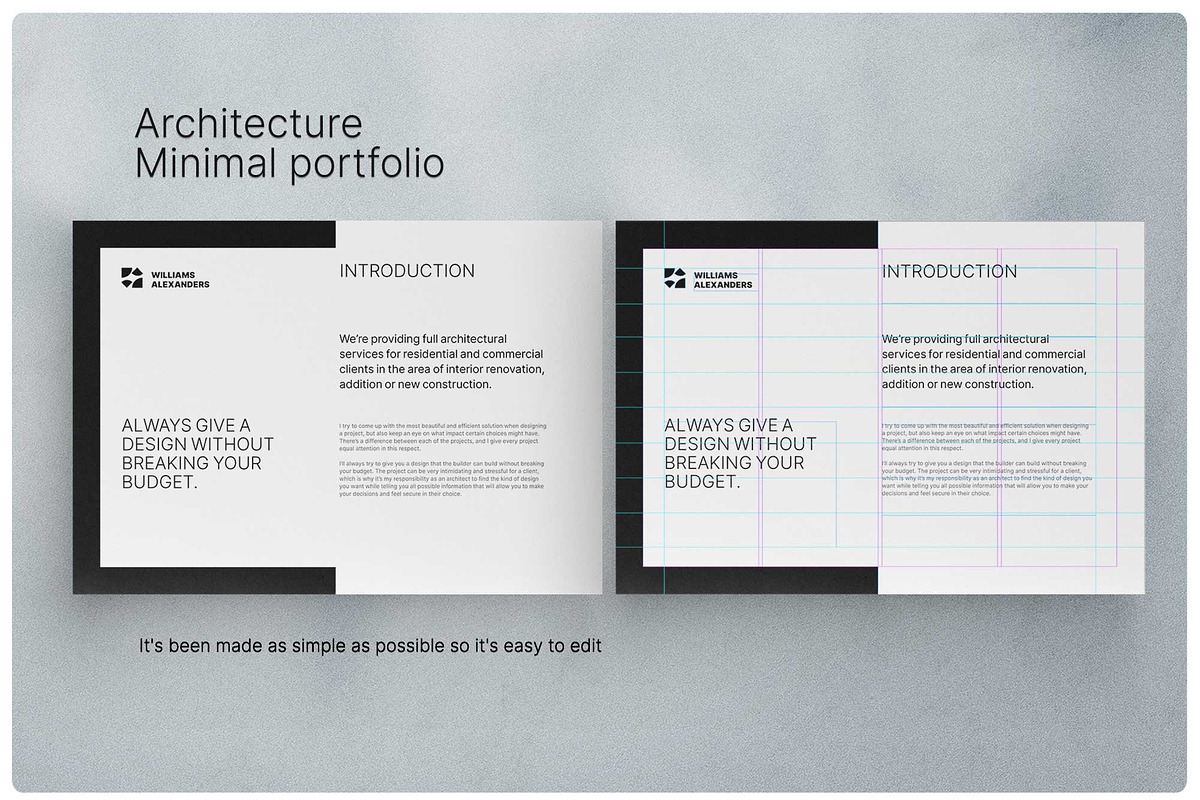 Architecture Portfolio Template, a Brochure Template by Proonty (Photo 2 of 4)