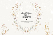 Cold season - watercolor wildflowers, a Decorative Illustration by Pamyatka Shop (Thumbnail 13 of 18)